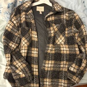 Thread & Supply Gray and Brown Jacket